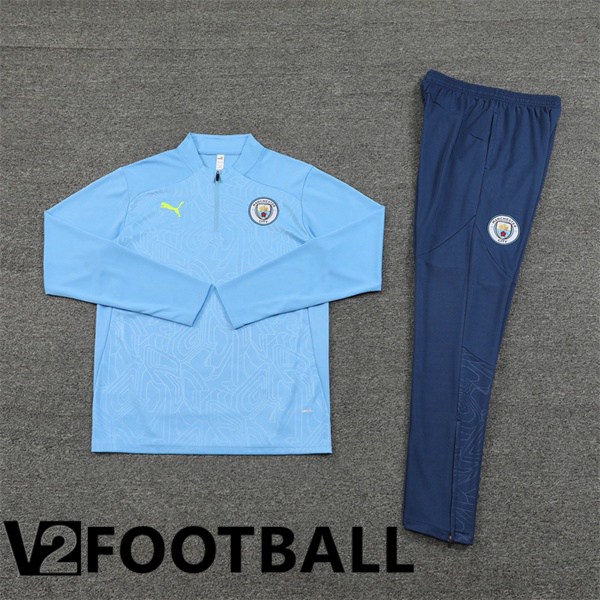 Manchester City kit Training Tracksuit Blue 2024/2025