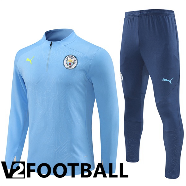 Manchester City kit Training Tracksuit Blue 2024/2025