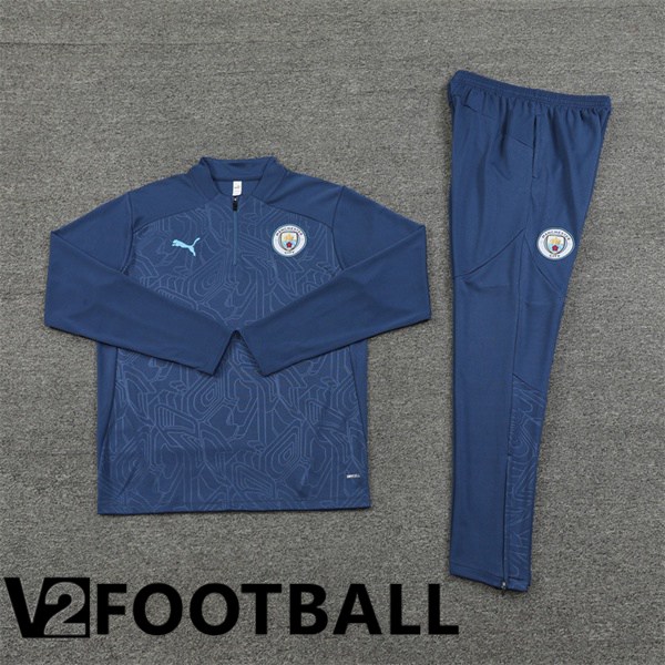 Manchester City kit Training Tracksuit Blue Royal 2024/2025