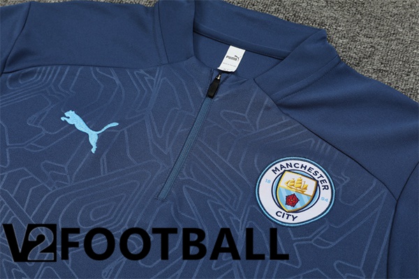 Manchester City kit Training Tracksuit Blue Royal 2024/2025