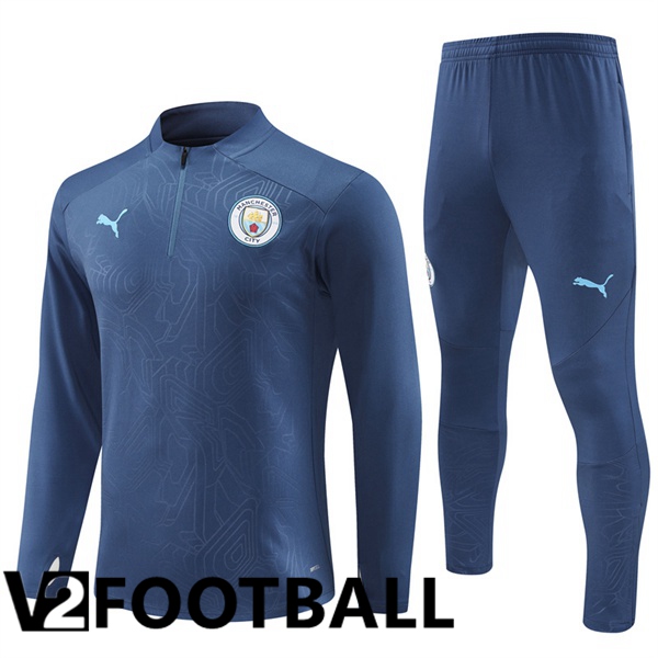 Manchester City kit Training Tracksuit Blue Royal 2024/2025