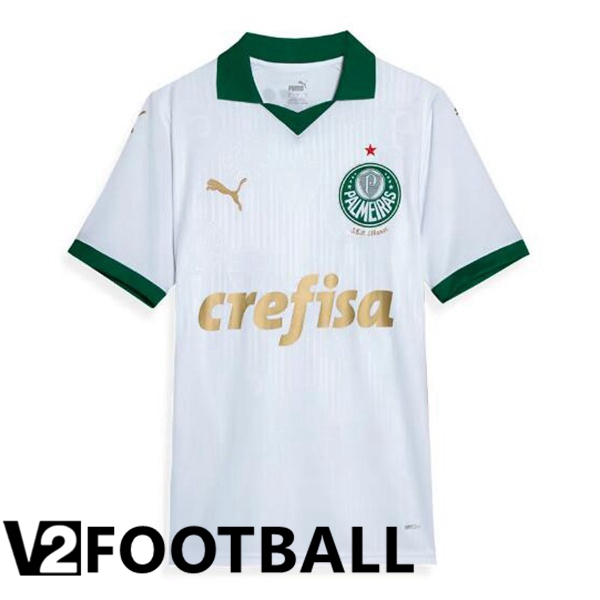 Palmeiras Away Soccer Shirt White 2024/2025