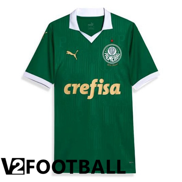 Palmeiras Home Soccer Shirt Green 2024/2025