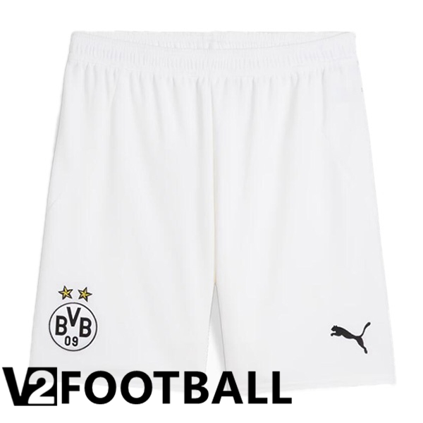 Dortmund BVB Away Soccer Shirt White 2024/2025