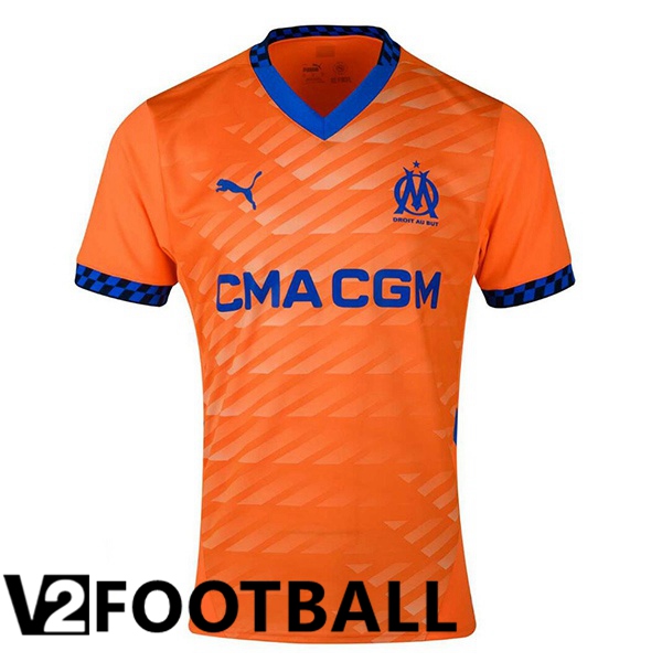 Marseille OM Third Soccer Shirt Orange 2024/2025