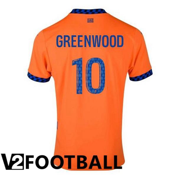 Marseille OM (GREENWOOD 10) Third Soccer Shirt Orange 2024/2025