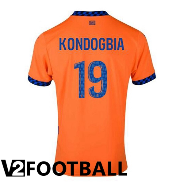 Marseille OM (KONDOGBIA 19) Third Soccer Shirt Orange 2024/2025