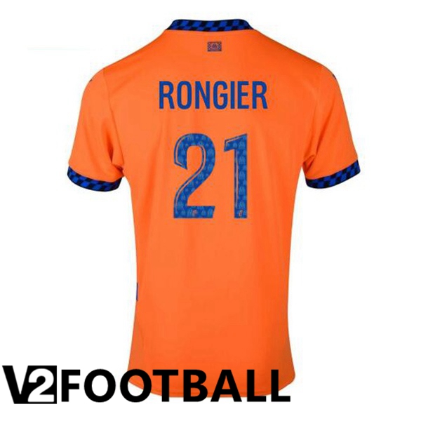 Marseille OM (RONGIER 21) Third Soccer Shirt Orange 2024/2025