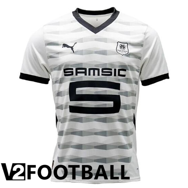 Stade Rennais Away Soccer Shirt White 2024/2025