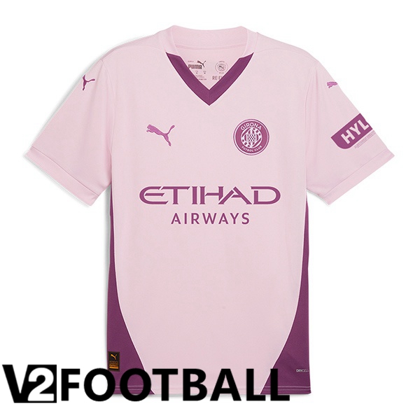 Girona Third Soccer Shirt Pink 2024/2025