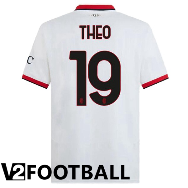 AC Milan (THEO 19) Away Soccer Shirt White 2024/2025