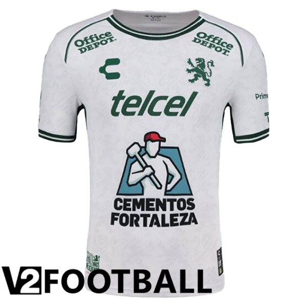 Club Leon Away Soccer Shirt White 2024/2025