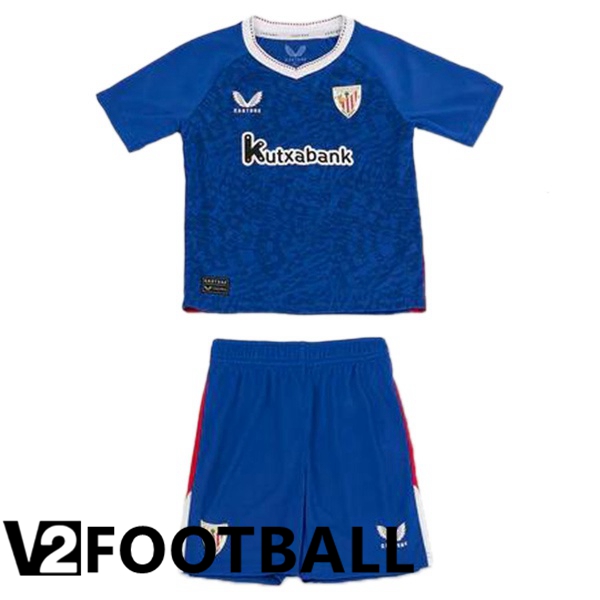 Athletic Club Kids Away Soccer Shirt Blue 2024/2025