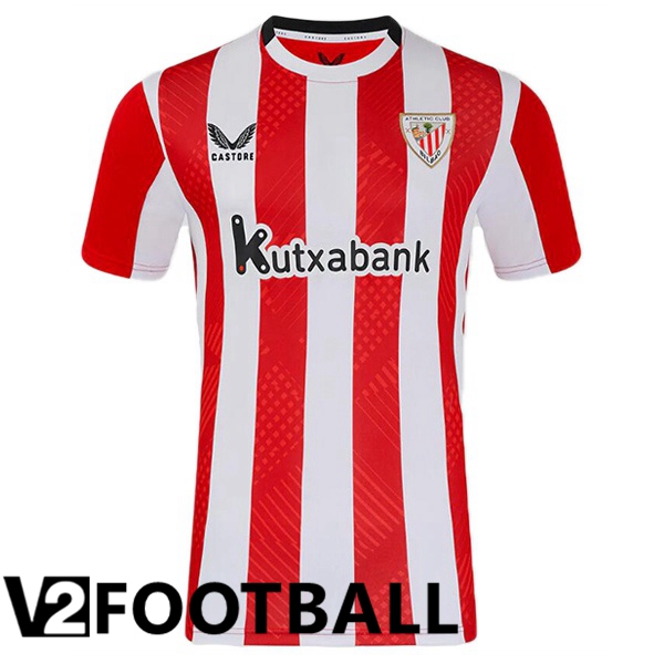 Athletic Club Home Soccer Shirt Red 2024/2025