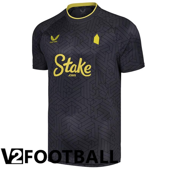 Everton Away Soccer Shirt Black 2024/2025