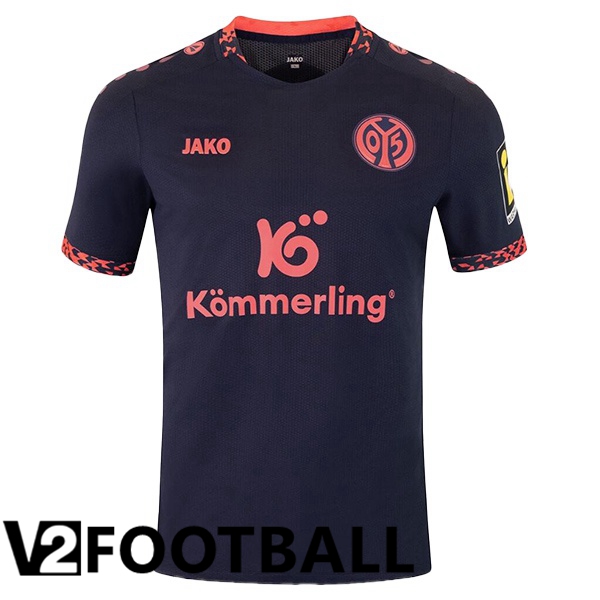 FSV Mainz 05 Away Soccer Shirt Black 2024/2025