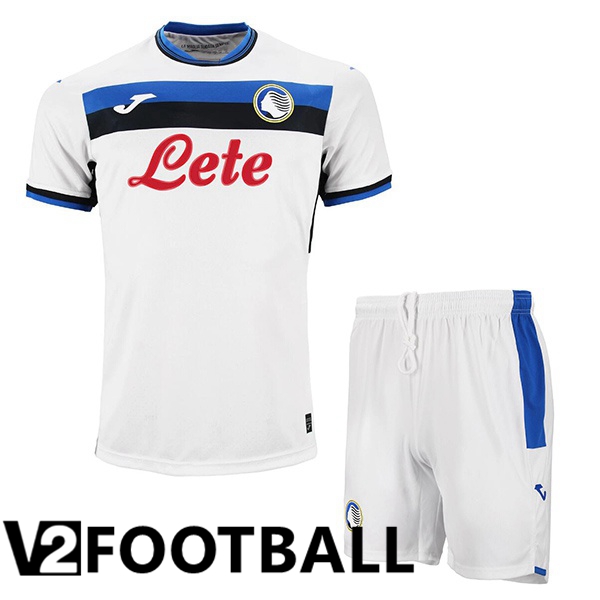 Atalanta Kids Away Soccer Shirt White 2024/2025