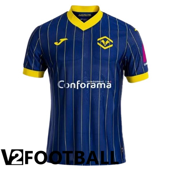 Hellas Verone Home Soccer Shirt Blue 2024/2025