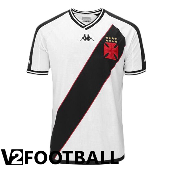 CR Vasco da Gama Away Soccer Shirt White 2024/2025