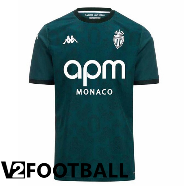 AS Monaco Away Soccer Shirt Green 2024/2025