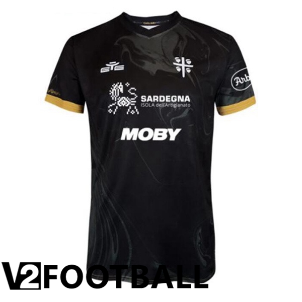 Cagliari Calcio Third Soccer Shirt Black 2024/2025