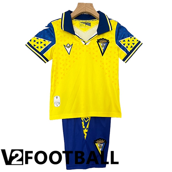 Cadiz CF Kids Home Soccer Shirt 2024/2025