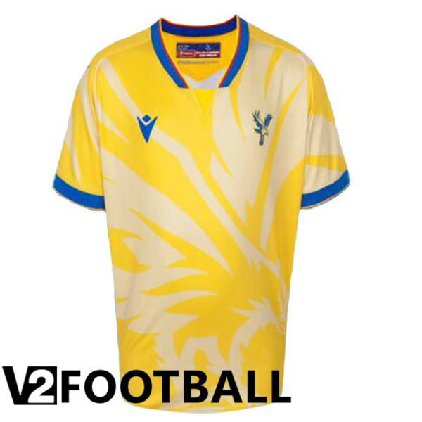 Crystal Palace Away Soccer Shirt Yellow 2024/2025