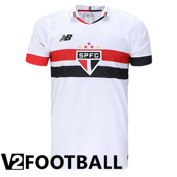 Sao Paulo FC Home Soccer Shirt White 2024/2025