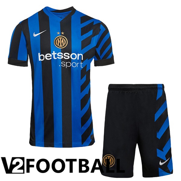 Inter Milan Kids Home Soccer Shirt Blue 2024/2025