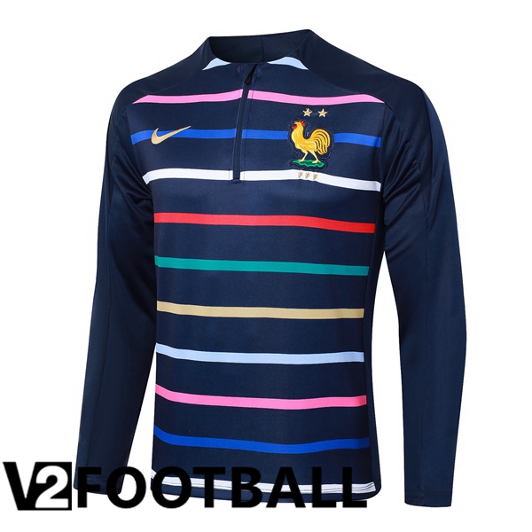 France Training Sweatshirt Blue Royal 2024/2025