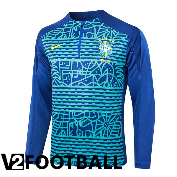 Brazil Training Sweatshirt Blue 2024/2025