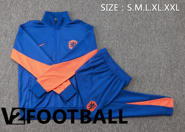 Netherlands kit Training Jacket Suit Blue 2024/2025