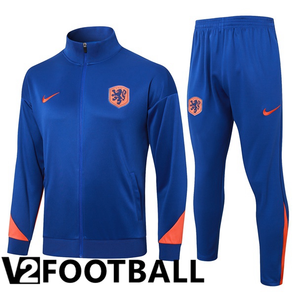 Netherlands kit Training Jacket Suit Blue 2024/2025