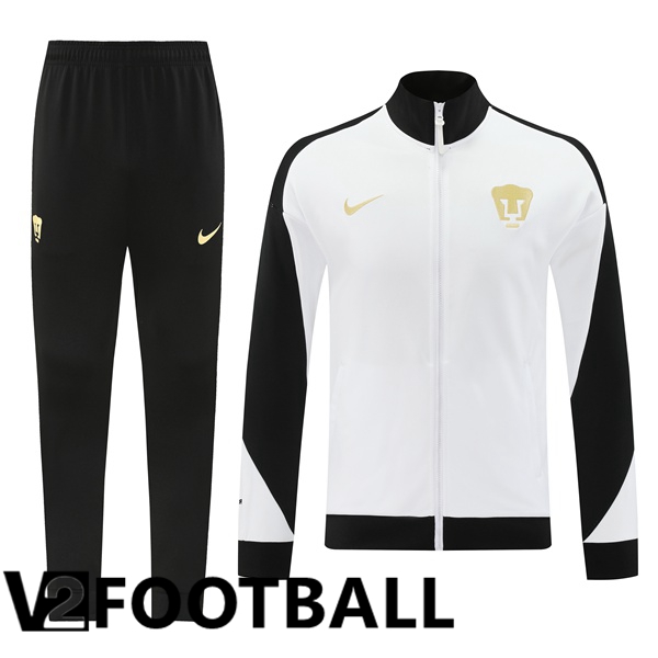 Pumas UNAM kit Training Jacket Suit White 2024/2025