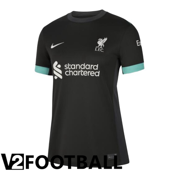 FC Liverpool Women Away Soccer Shirt Black 2024/2025