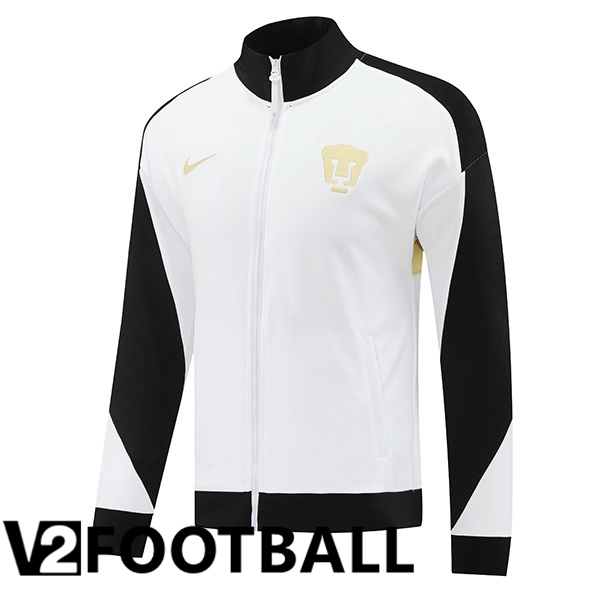 Pumas UNAM Training Jacket White 2024/2025