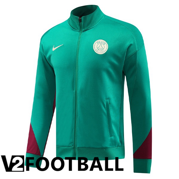 Paris PSG Training Jacket Green 2024/2025