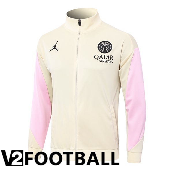 Paris PSG Training Jacket Yellow 2024/2025