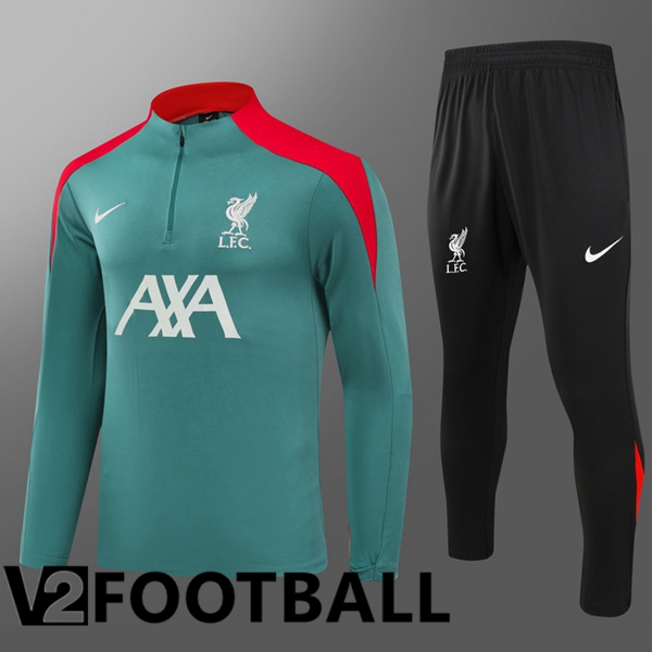 FC Liverpool Kids kit Training Tracksuit Green 2024/2025