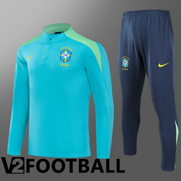 Brazil Kids kit Training Tracksuit Green 2024/2025