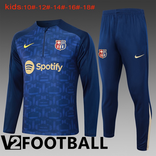 FC Barcelona Kids kit Training Tracksuit Blue Royal 2024/2025