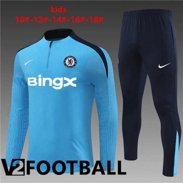 FC Chelsea Kids kit Training Tracksuit Blue 2024/2025