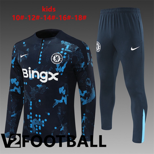 FC Chelsea Kids kit Training Tracksuit Blue Royal 2024/2025