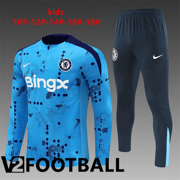 FC Chelsea Kids kit Training Tracksuit Blue 2024/2025