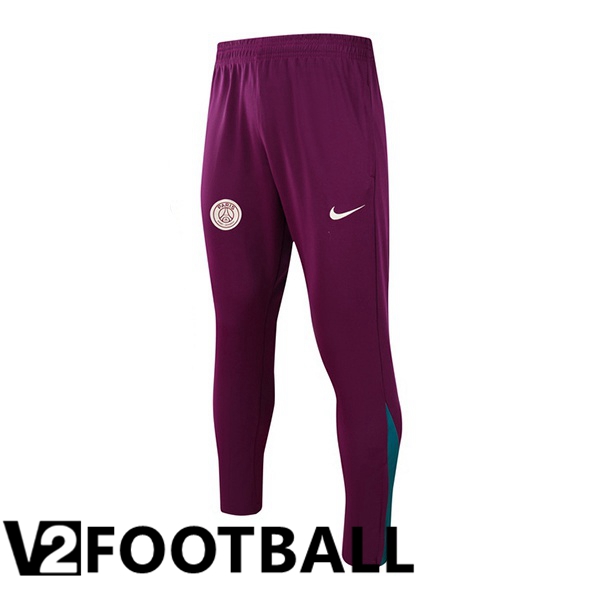 Paris PSG Training Pants Purple 2024/2025