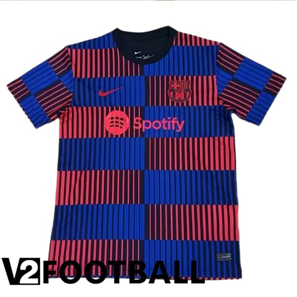 FC Barcelona Soccer Shirt Special Edition Blue Royal Red 2024/2025