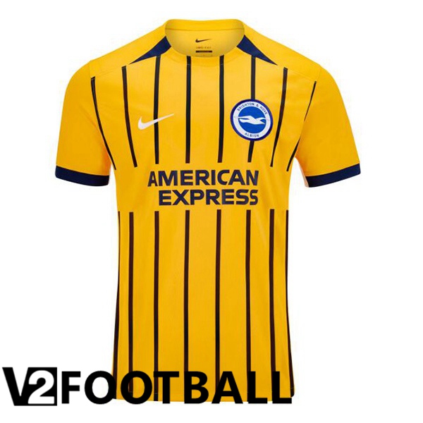 FC Brighton Away Soccer Shirt Yellow 2024/2025