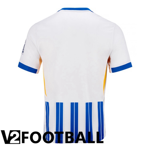 FC Brighton Home Soccer Shirt Blue White 2024/2025