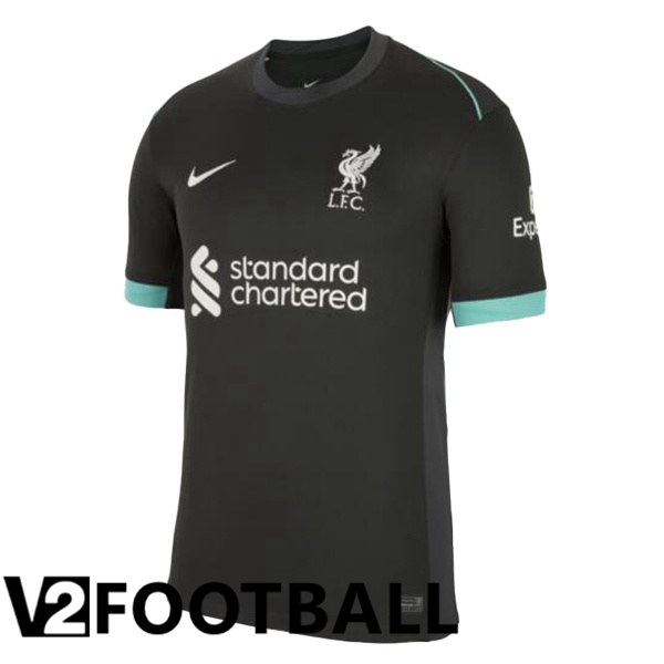 FC Liverpool Away Soccer Shirt Black 2024/2025