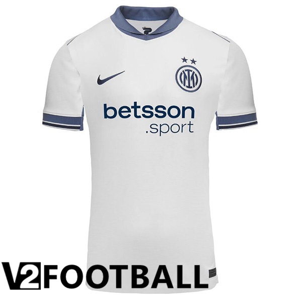 Inter Milan Away Soccer Shirt White 2024/2025